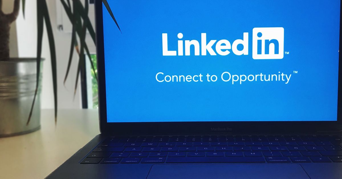 LinkedIn open on a laptop, ready for a profile optimization